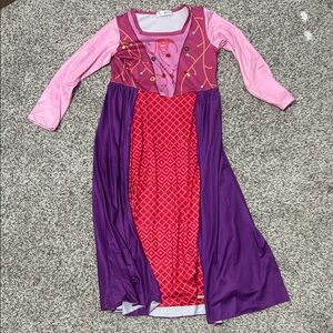 Pink and Purple Long Sleeve Dress
